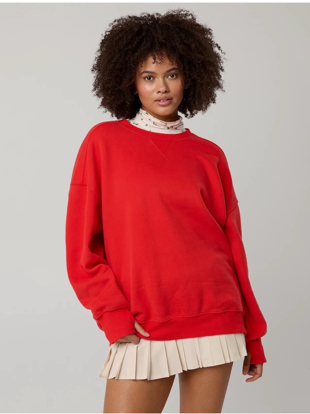 Aerie, XXS, Cloud Fleece Oversized Crewneck Sweatshirt
